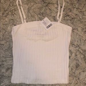 Urban outfitters crop square neck tank